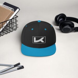 Koppatone Snapback Hat – Black/ Teal